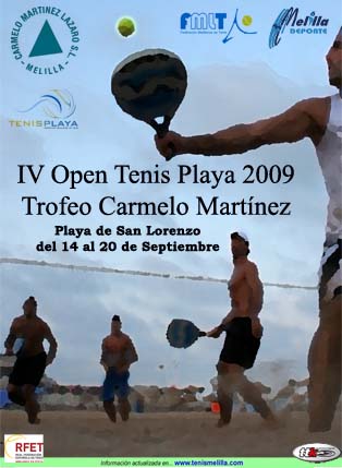 Información IV     Open de Tenis Playa - Trofeo Carmelo Martinez