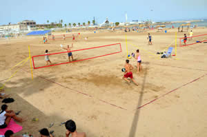 Vista General Tenis Playa